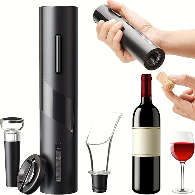 5° Abridor De Vino Eléctrico Express  + Súper Siego